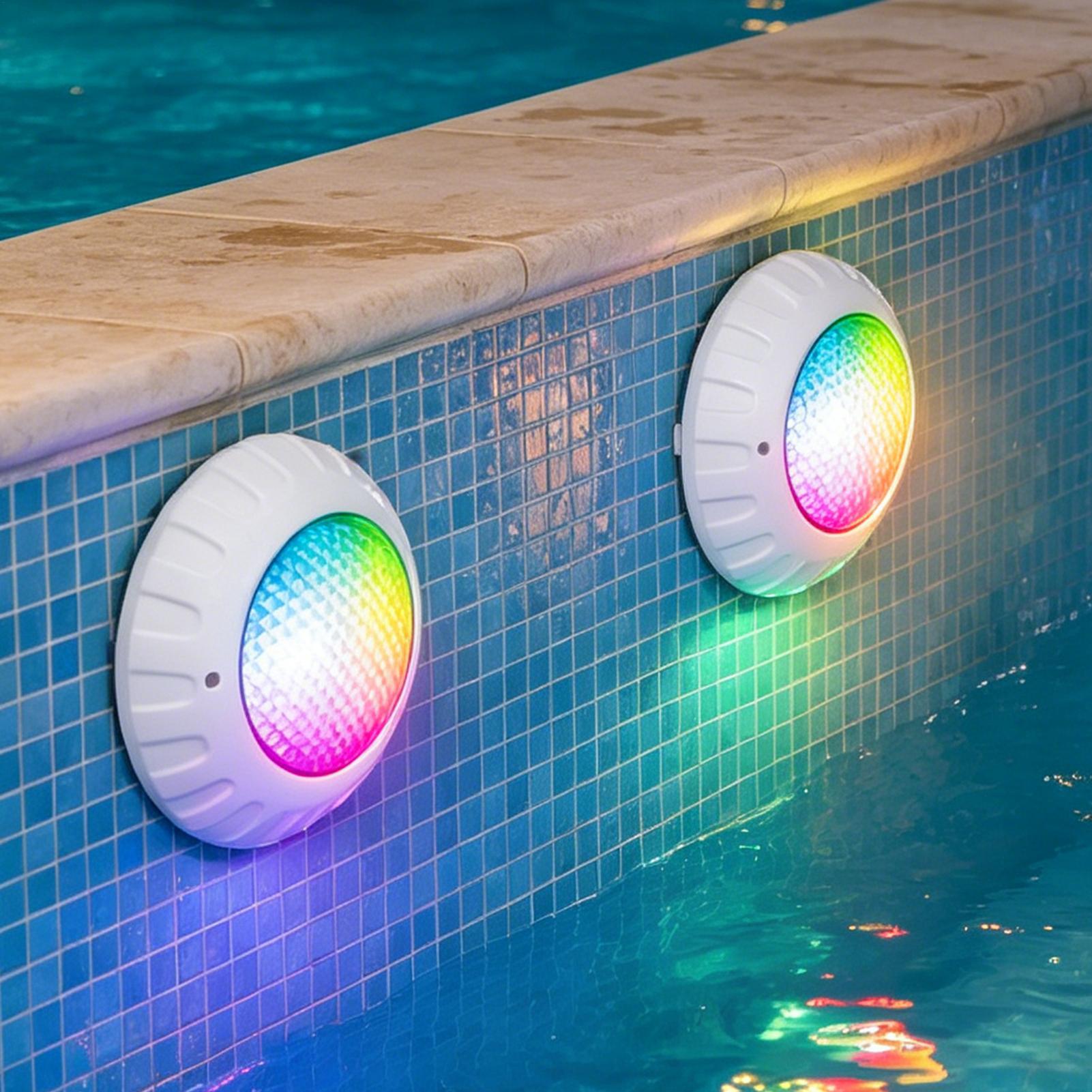 Pond Light Submersible - Submersible Underwater Pool Lights IP68 Waterproof