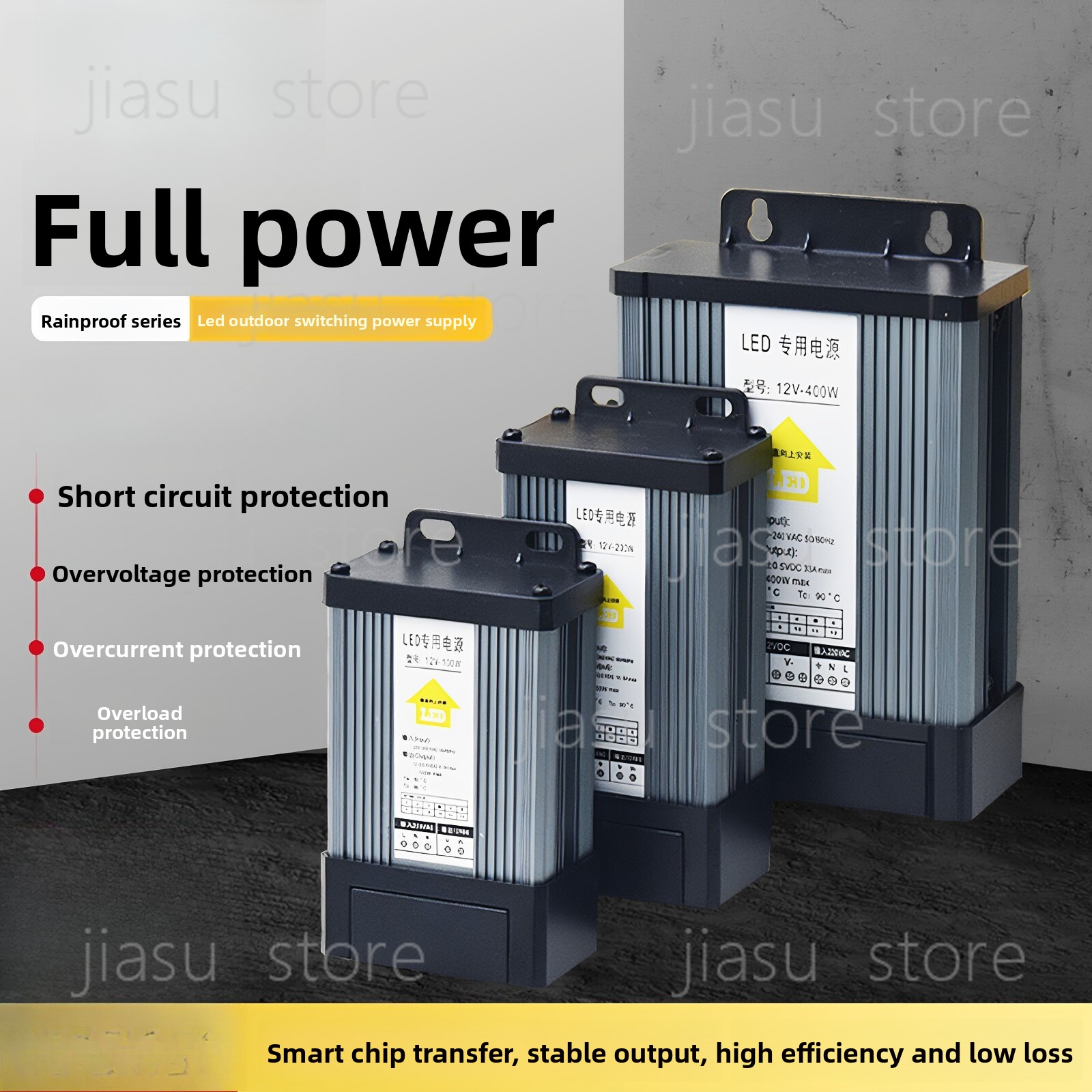 Outdoor Lighting Transformer Box - Outdoor LED rainproof switching power supply