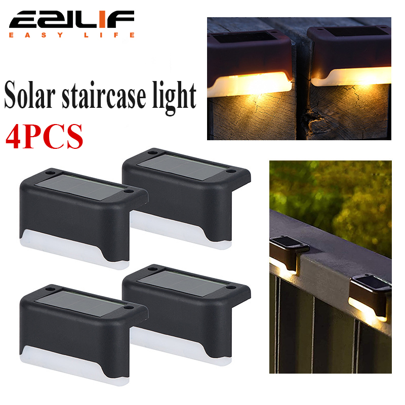 Outdoor Lighting Traditional - 4PCS Solar Deck Light Outdoor IP65