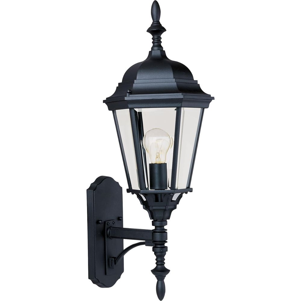 Outdoor Lighting Mediterranean Style - 1-Light Outdoor Wall Lantern | Black