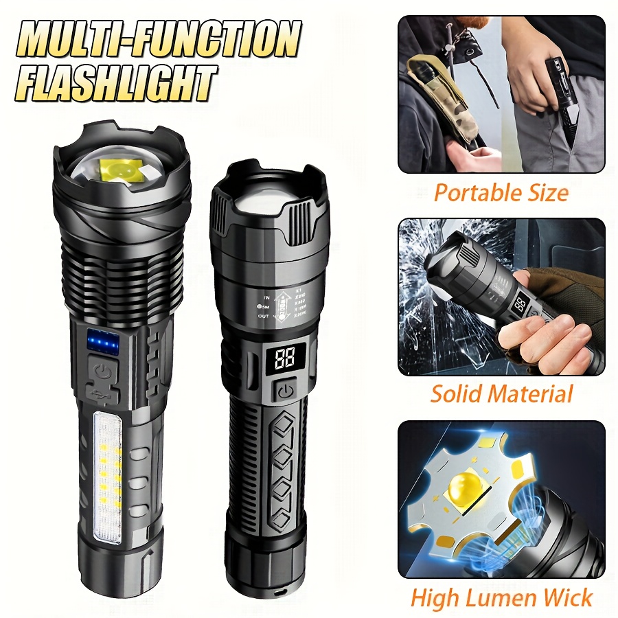 Outdoor Lighting The Range - 1000LM Ultra Bright LED Flashlight Type-C