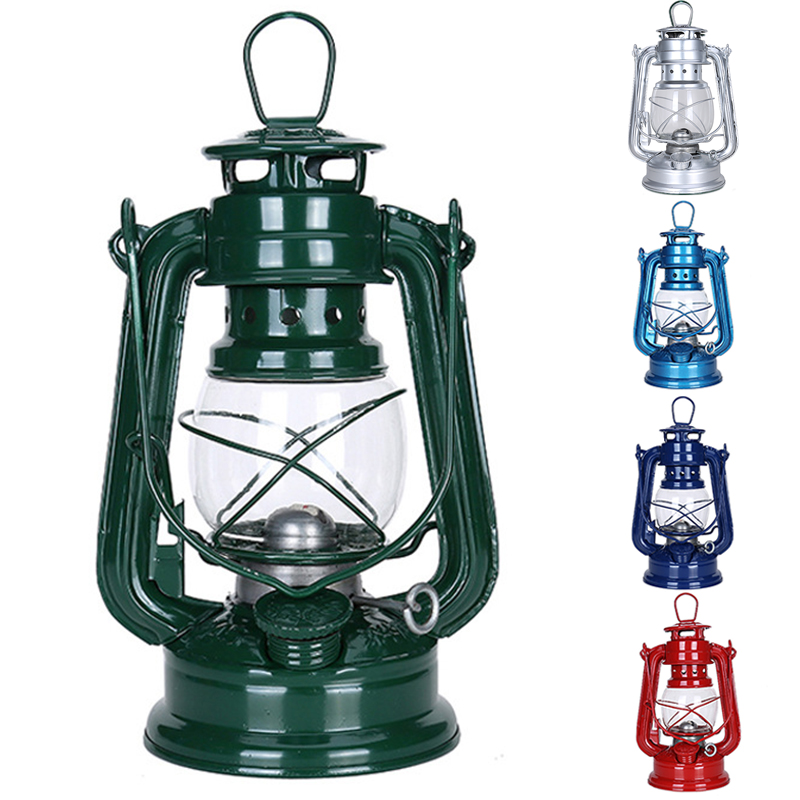 Outdoor Lighting Mediterranean Style - 19cm Retro Outdoor Camping Lamp Oil