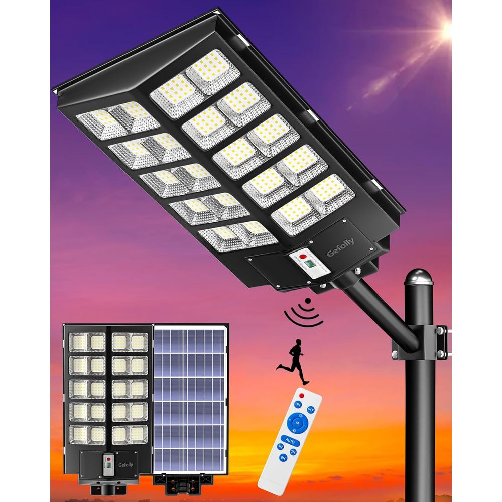 Outdoor Lighting Motion Sensor - SL-5200W r Street Lights Outdoor, 520000LM