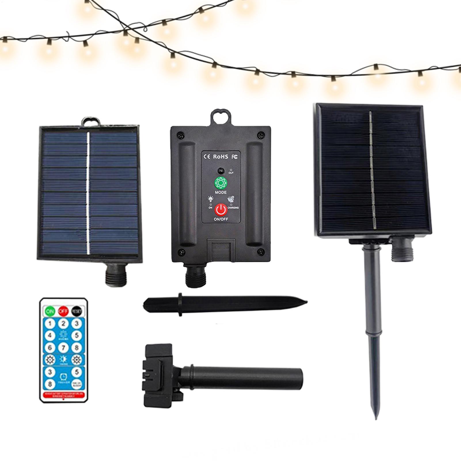 Outdoor Lighting Traditional - Portable Solar Panel 31V Waterproof Remote