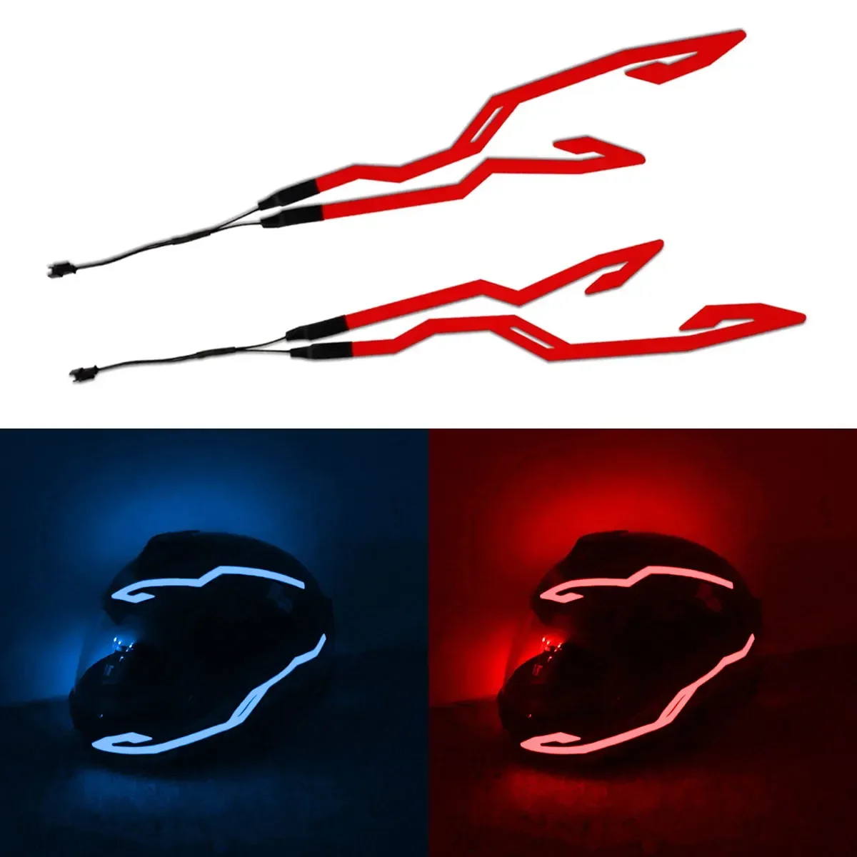 Waterproof Led Strip - Helmet Strip EL Sticker Led Helmet