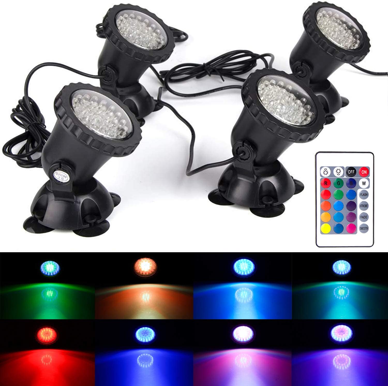 RGB LED Underwater Light IP68  - Pond Light Submersible incelemesi ve fiyatı