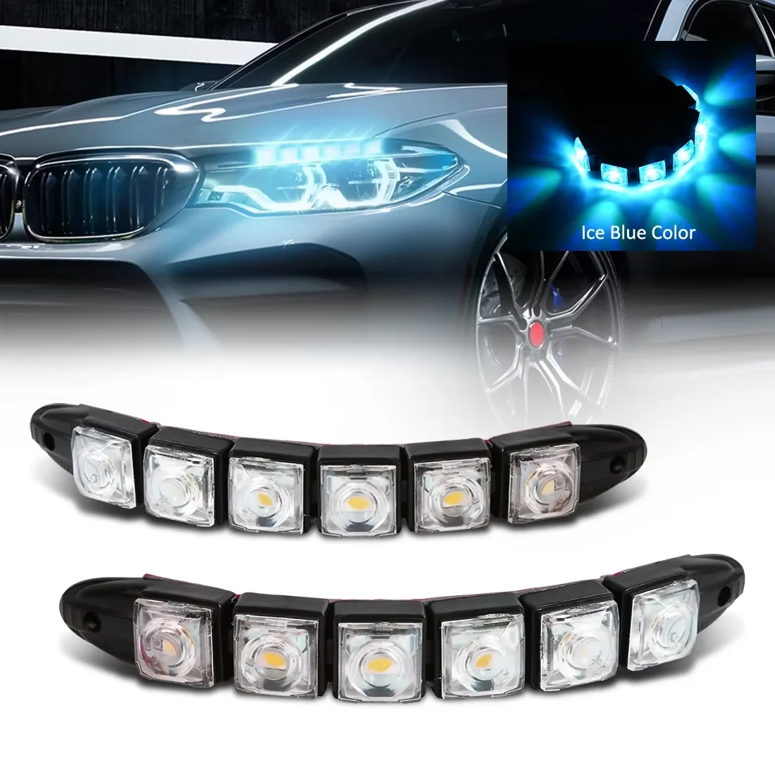 2PCS LED Waterproof DRL Light  - Waterproof Led Strip incelemesi ve fiyatı