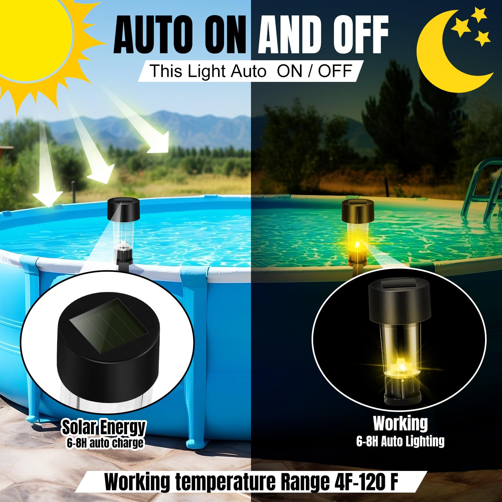6 Packages Solar Pool Light Fr - Pond Light Submersible incelemesi ve fiyatı