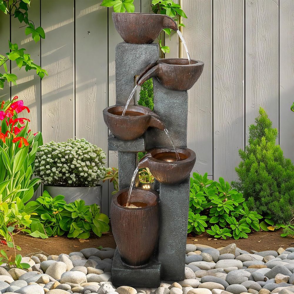39” H ern Outdoor ountain - 5  - Outdoor Lighting Deck incelemesi ve fiyatı