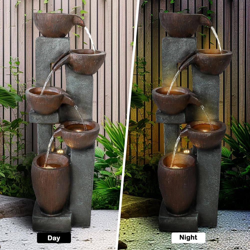 39” H ern Outdoor ountain - 5  - Outdoor Lighting Deck incelemesi ve fiyatı