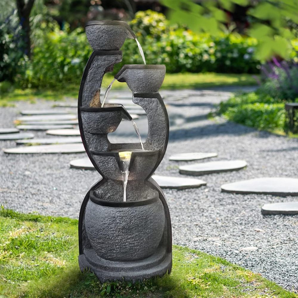 Water ountain Outdoor 37.4''H  - Outdoor Lighting Deck incelemesi ve fiyatı