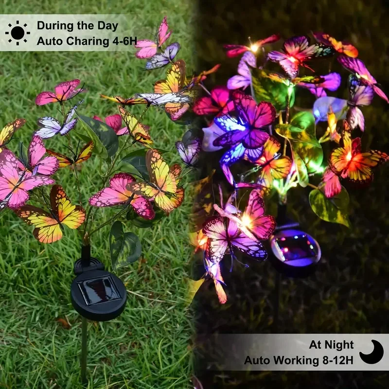 Solar LED Butterfly Garden Lig - Outdoor Lighting In Ground incelemesi ve fiyatı