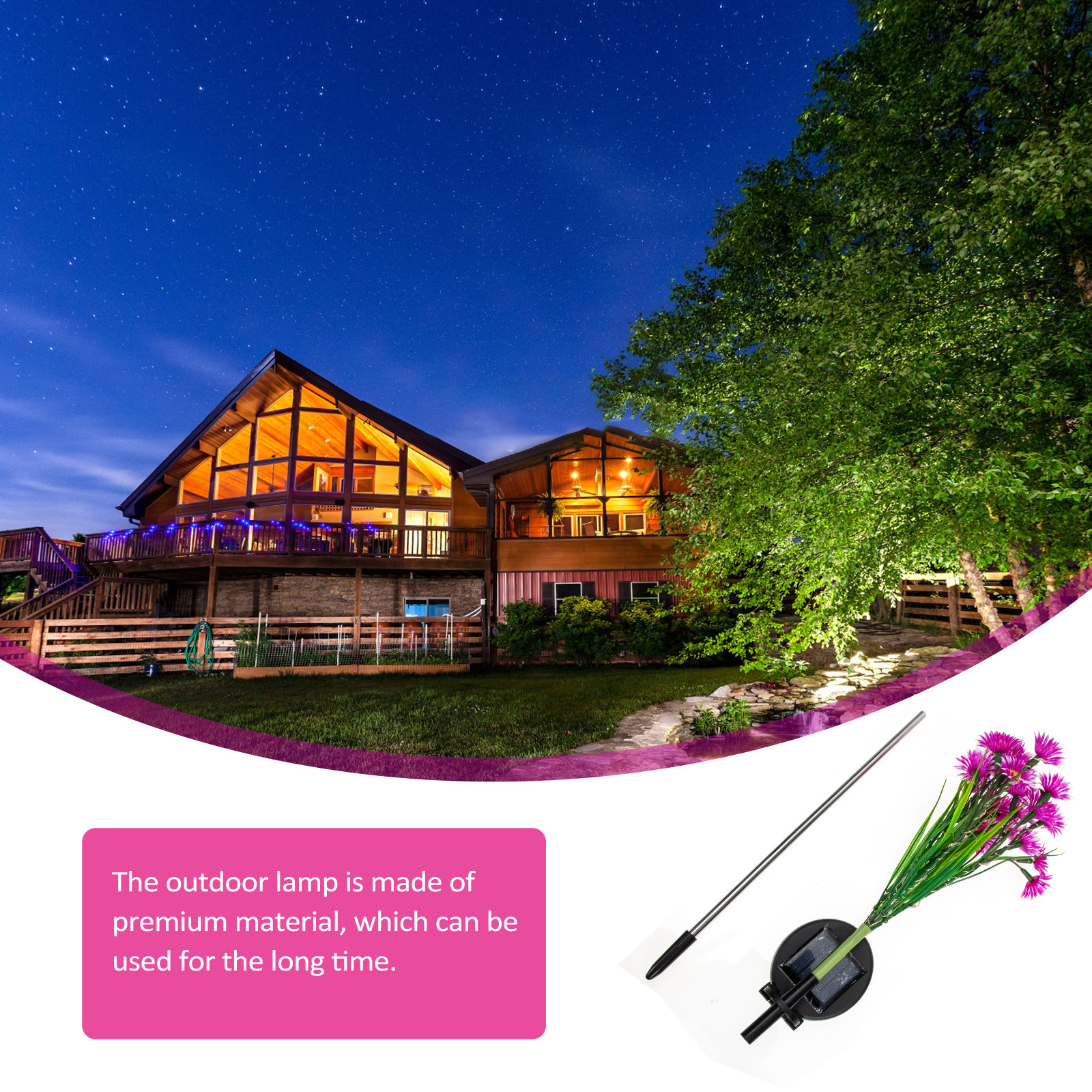 Solar LED Ground Lamp Chrysant - Outdoor Lighting In Ground incelemesi ve fiyatı