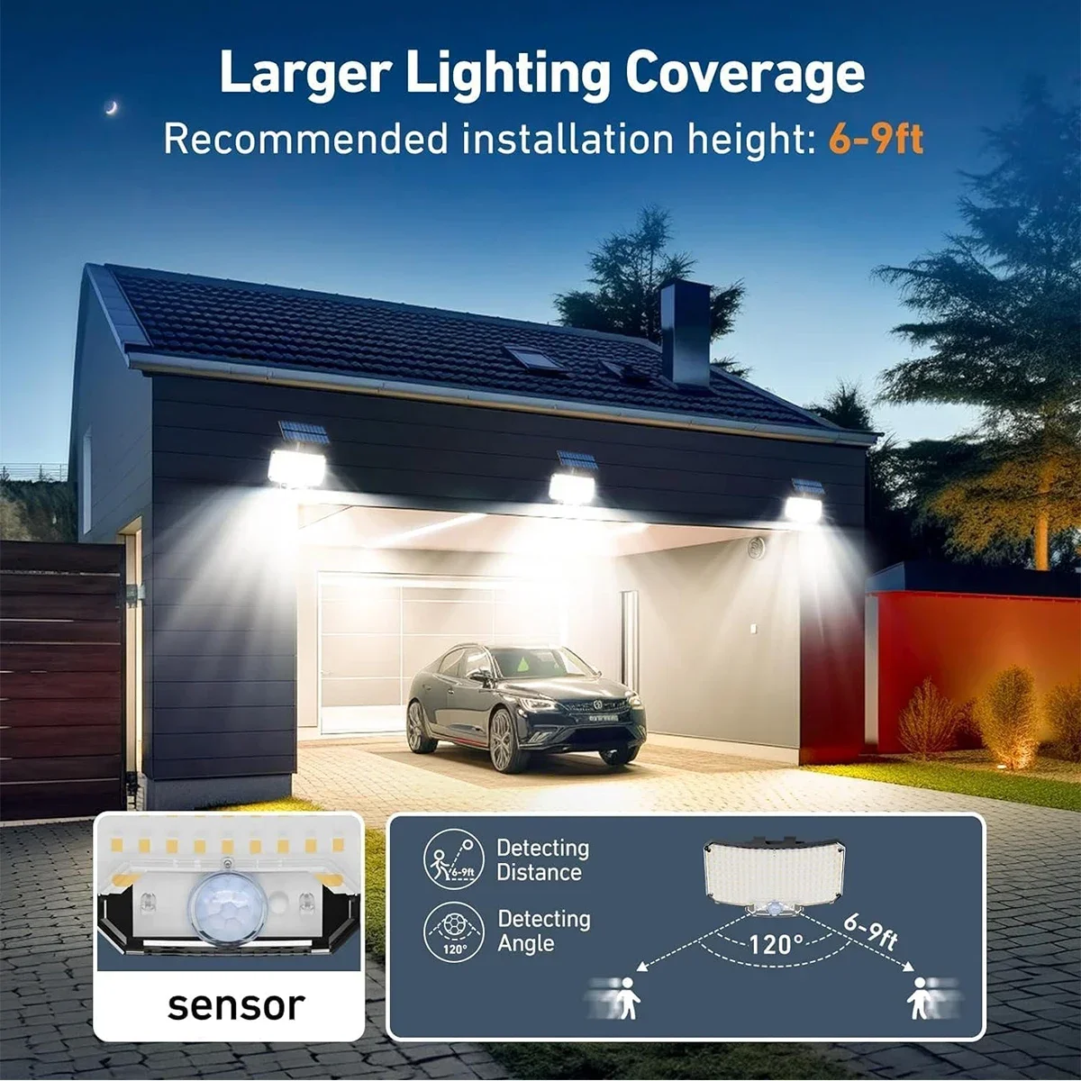 234LED Solar Outdoor Lights Mo - Outdoor Lighting Motion Sensor incelemesi ve fiyatı