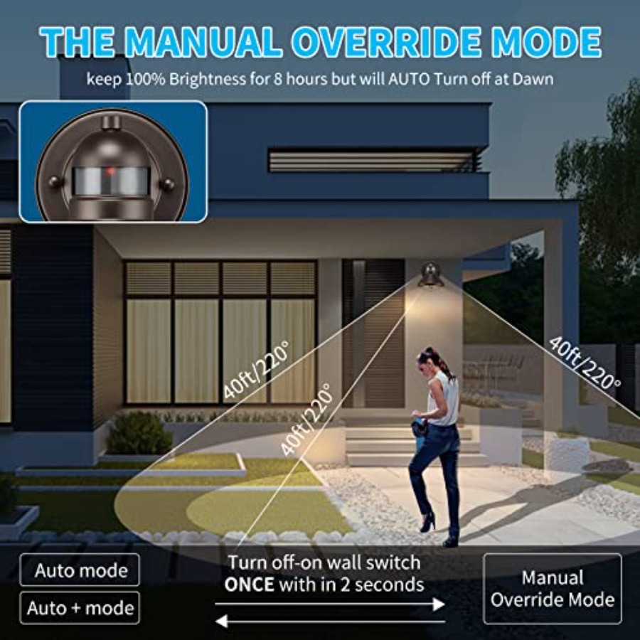 2 Pack Motion Sensor Outdoor L - Outdoor Lighting Sconce incelemesi ve fiyatı