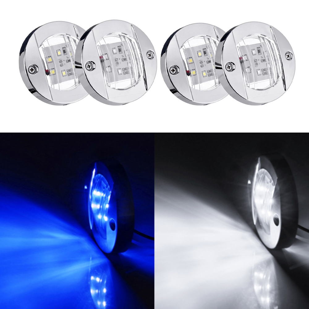 4Pcs 12V LED Marine Boat Inter - Outdoor Lighting Deck incelemesi ve fiyatı