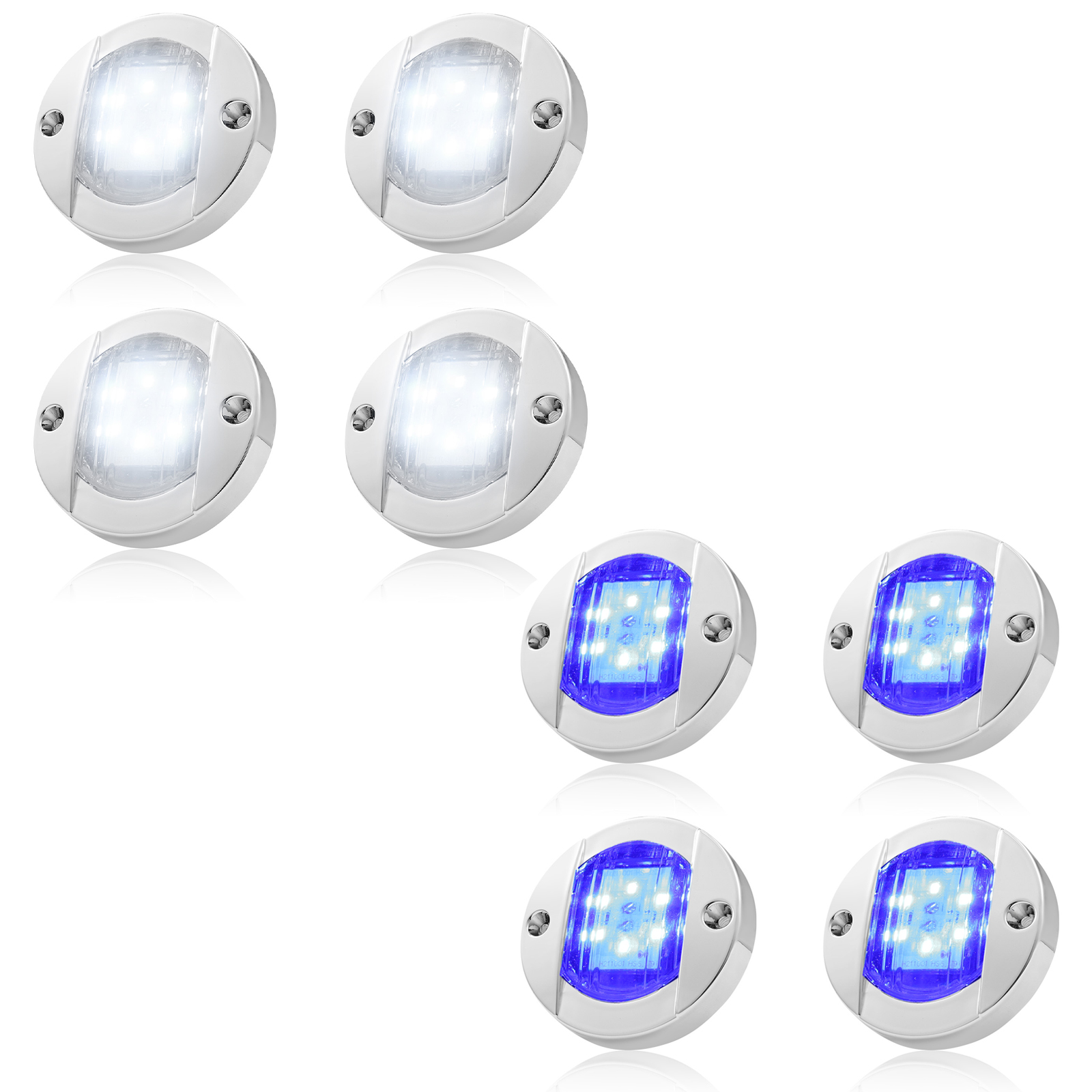 4Pcs 12V LED Marine Boat Inter - Outdoor Lighting Deck incelemesi ve fiyatı