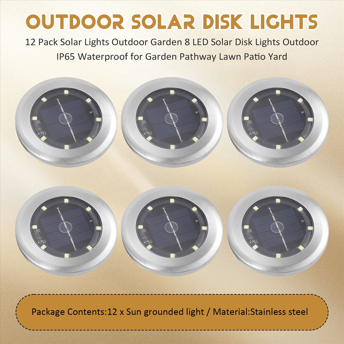 *A14E 12 Pack Solar Lights Out - Outdoor Lighting In Ground incelemesi ve fiyatı