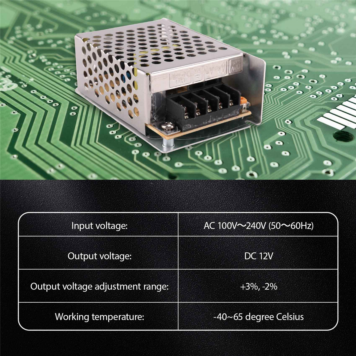 A71P AC 100V~240V to DC 12V 3A - Waterproof Led Strip incelemesi ve fiyatı