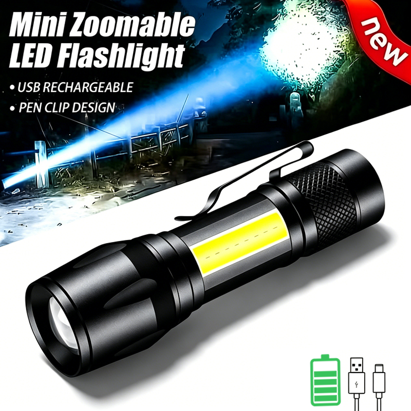 Mini LED Flashlight COB+XPE Po - Outdoor Lighting Globes incelemesi ve fiyatı