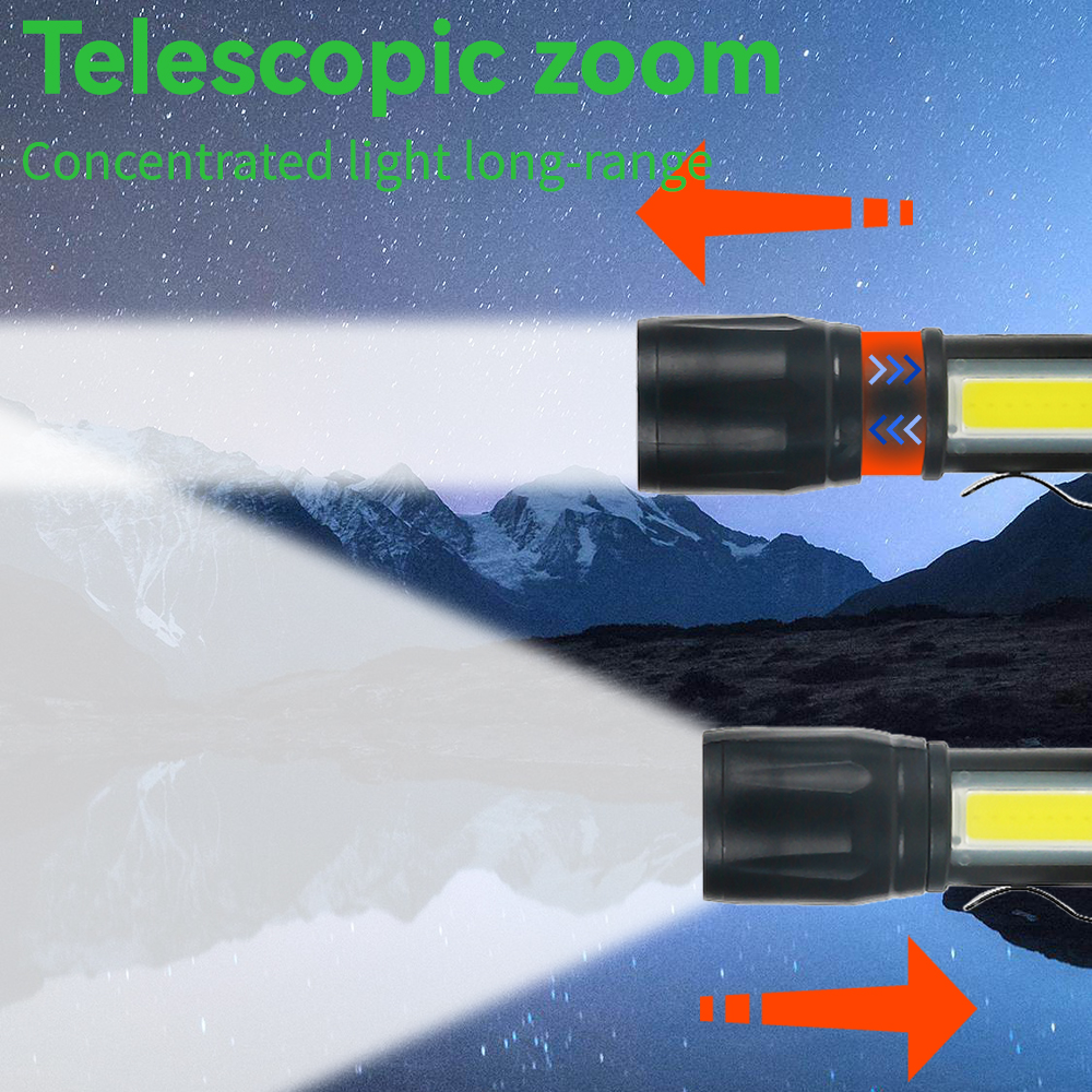 Mini LED Flashlight COB+XPE Po - Outdoor Lighting Globes incelemesi ve fiyatı