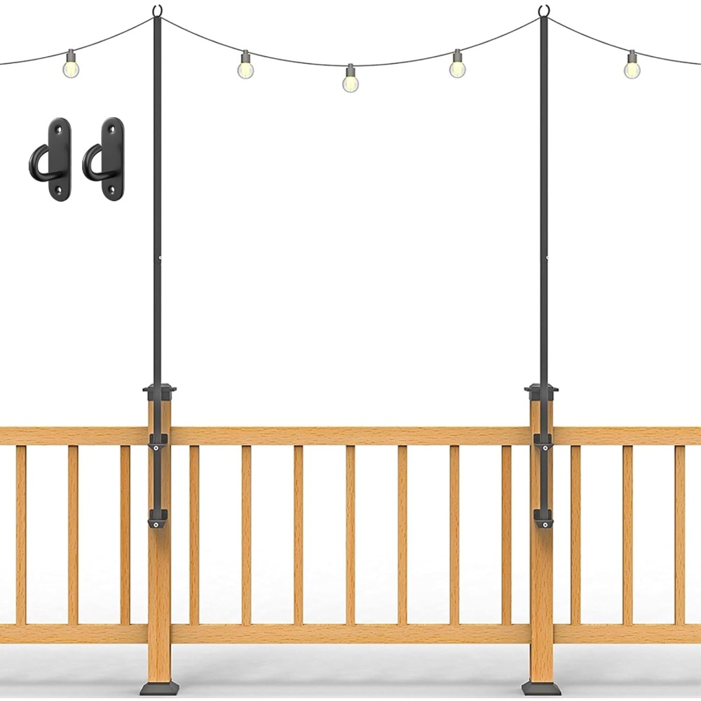 2 pack string light poles - st - Outdoor Lighting Deck incelemesi ve fiyatı
