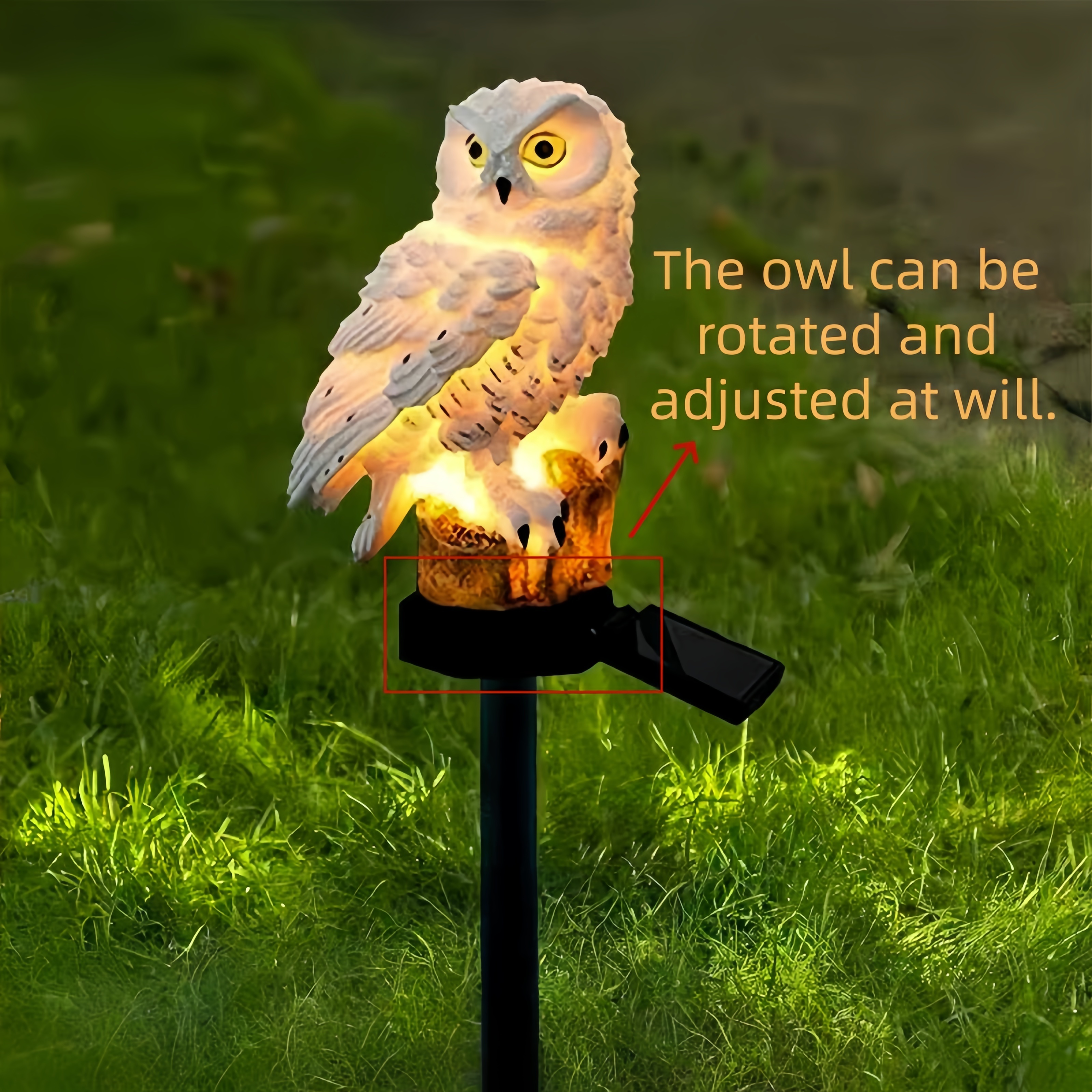 Solar Owl Garden Stake Light O - Outdoor Lighting In Ground incelemesi ve fiyatı