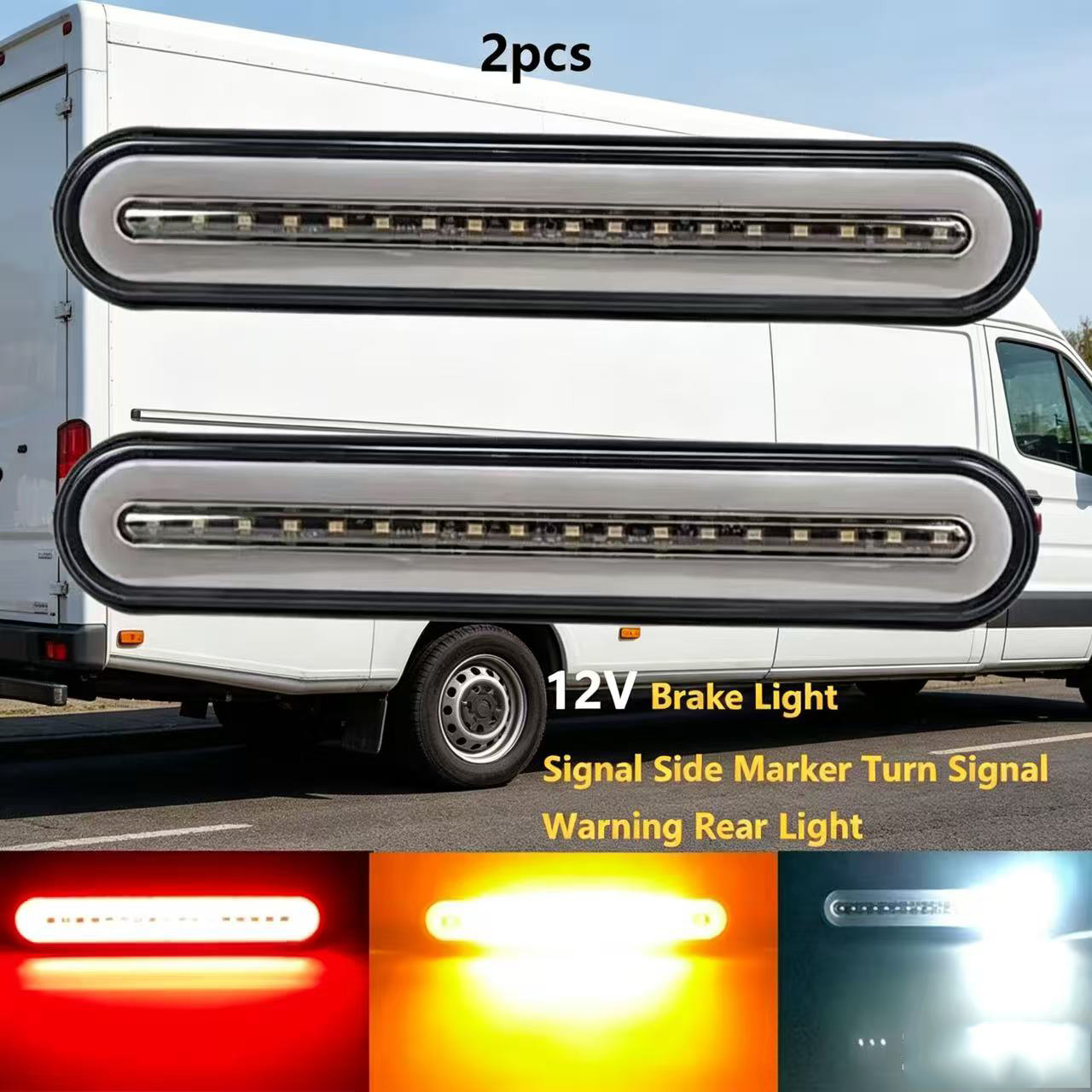 2pcs 12V-24V LED Truck Trailer - Waterproof Led Strip incelemesi ve fiyatı