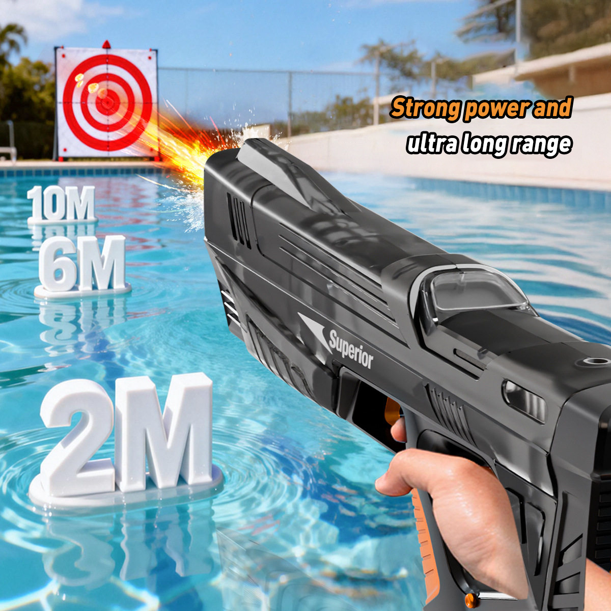 New Electric Water Gun With Li - Outdoor Lighting The Range incelemesi ve fiyatı