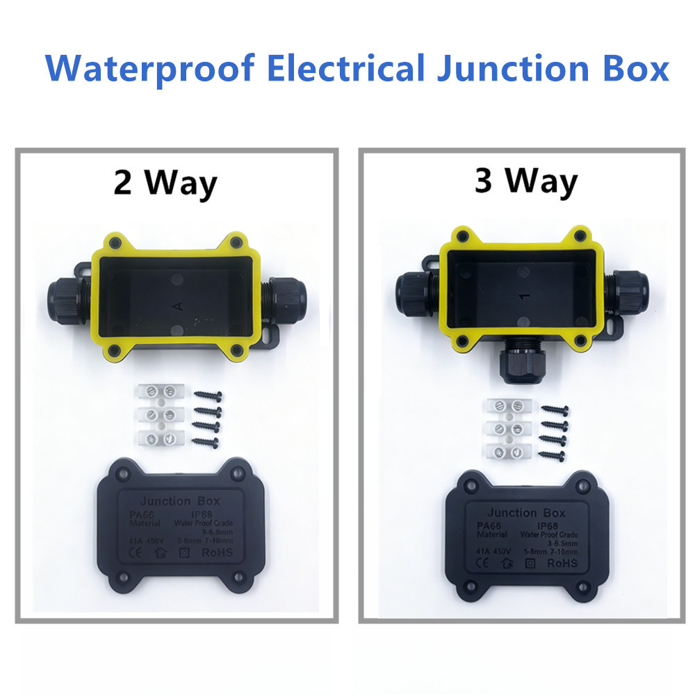 IP68 Waterproof Junction Box 2 - Outdoor Lighting Connectors incelemesi ve fiyatı