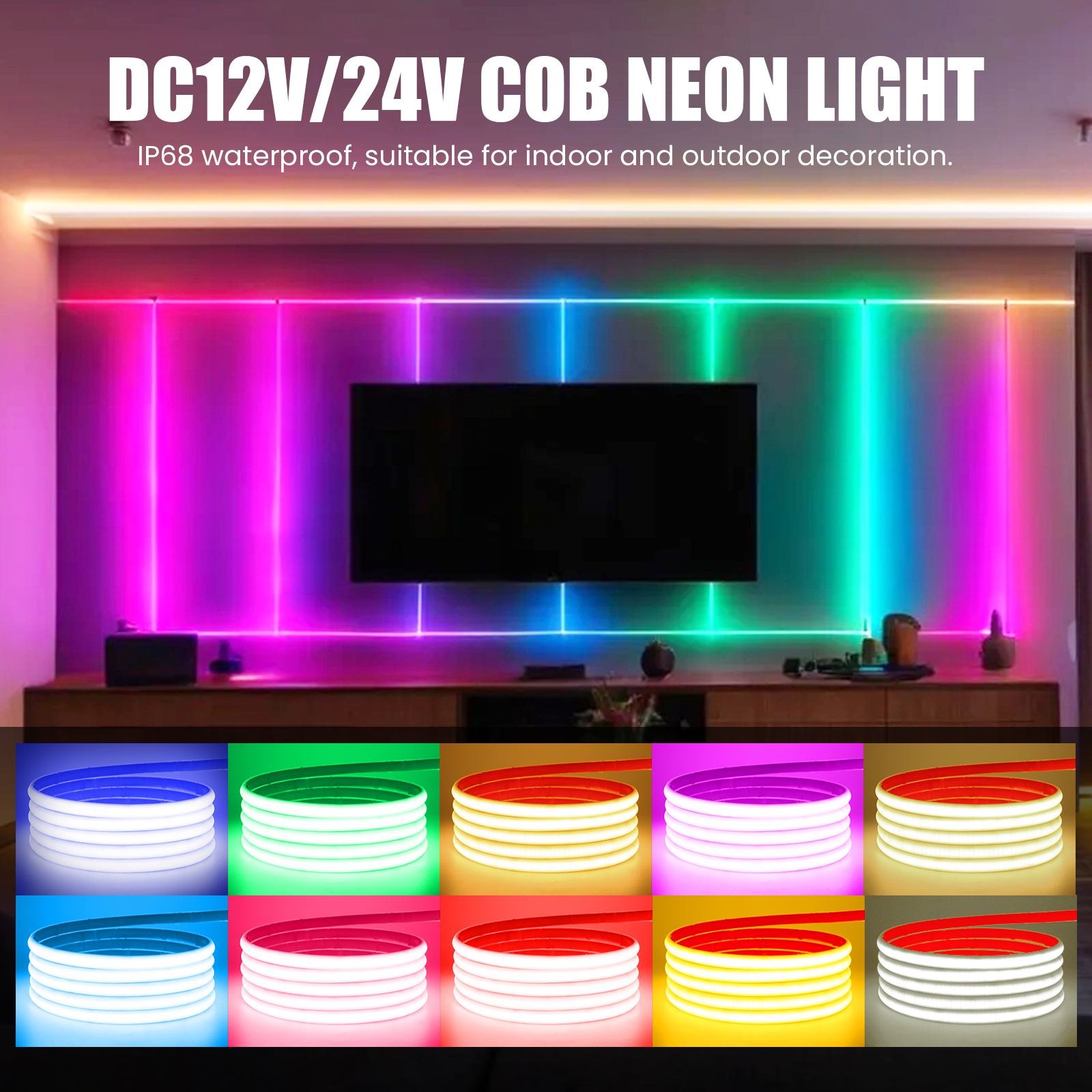 IP68 Waterproof COB LED Strip  - Pond Light Submersible incelemesi ve fiyatı