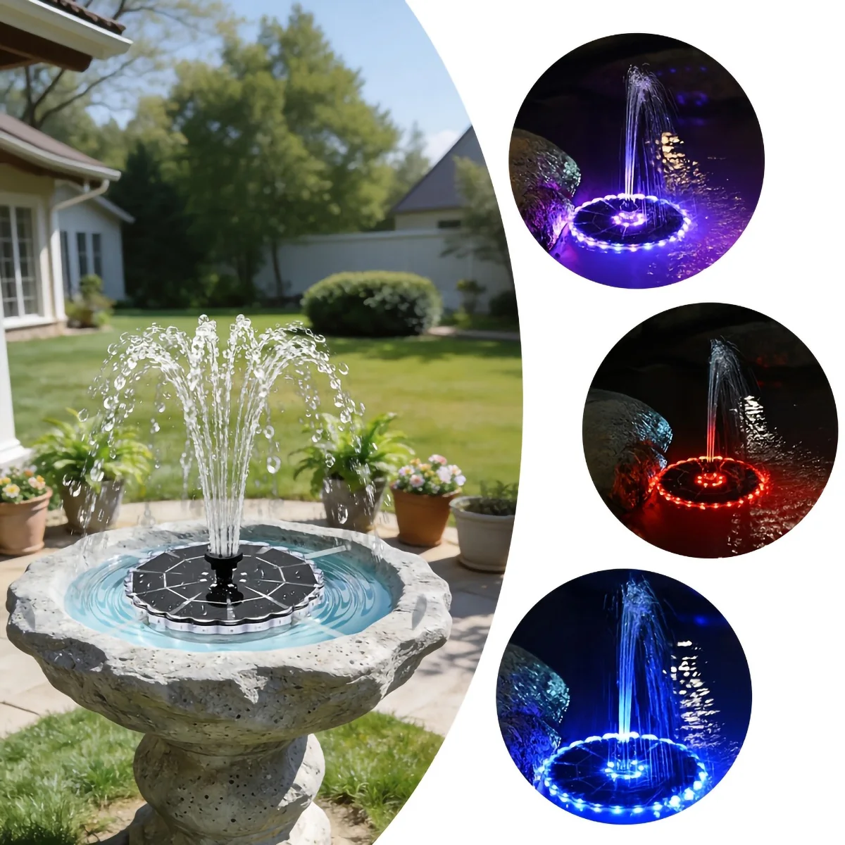 3.5W Outdoor Solar Fountain fo - Outdoor Lighting Traditional incelemesi ve fiyatı