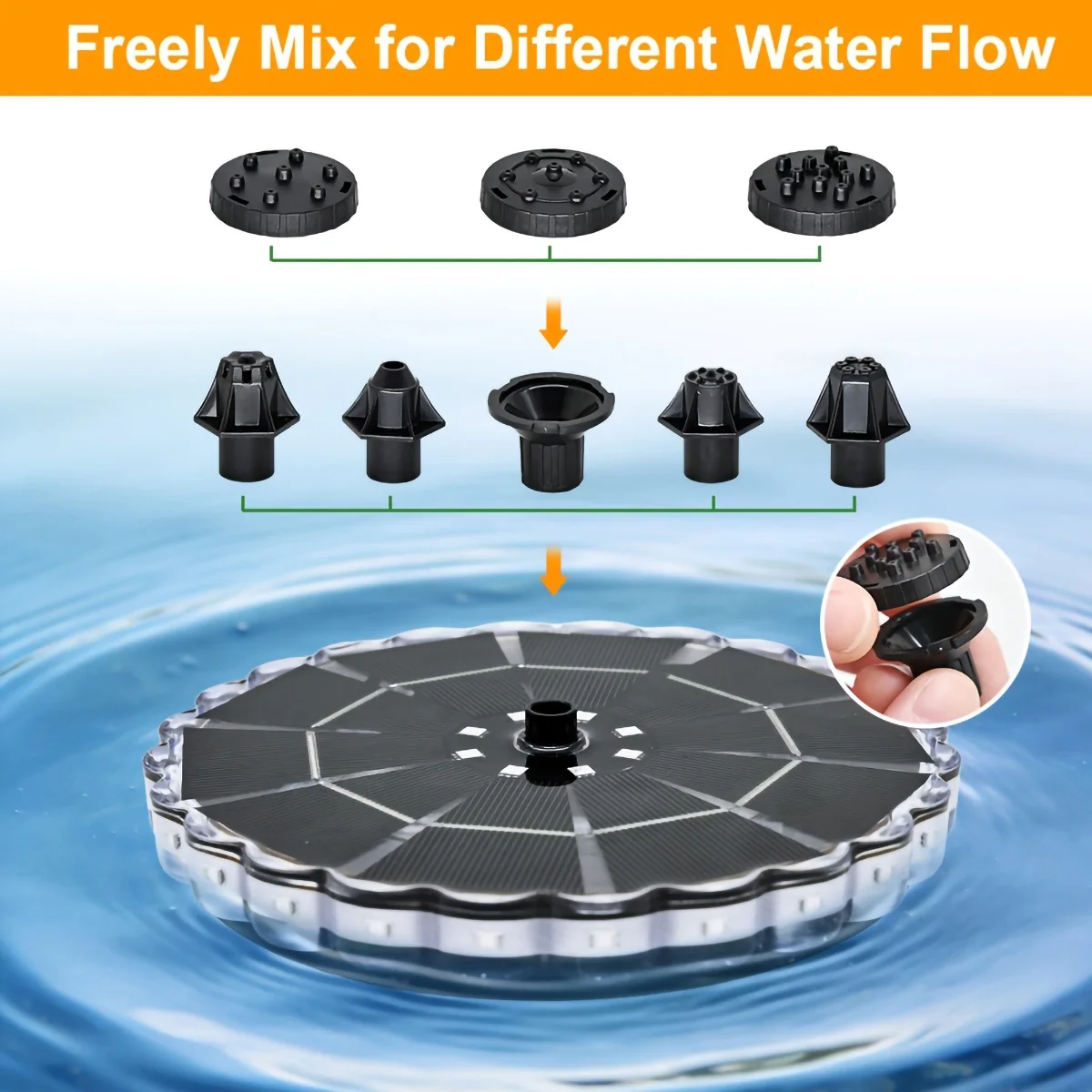 3.5W Outdoor Solar Fountain fo - Outdoor Lighting Traditional incelemesi ve fiyatı