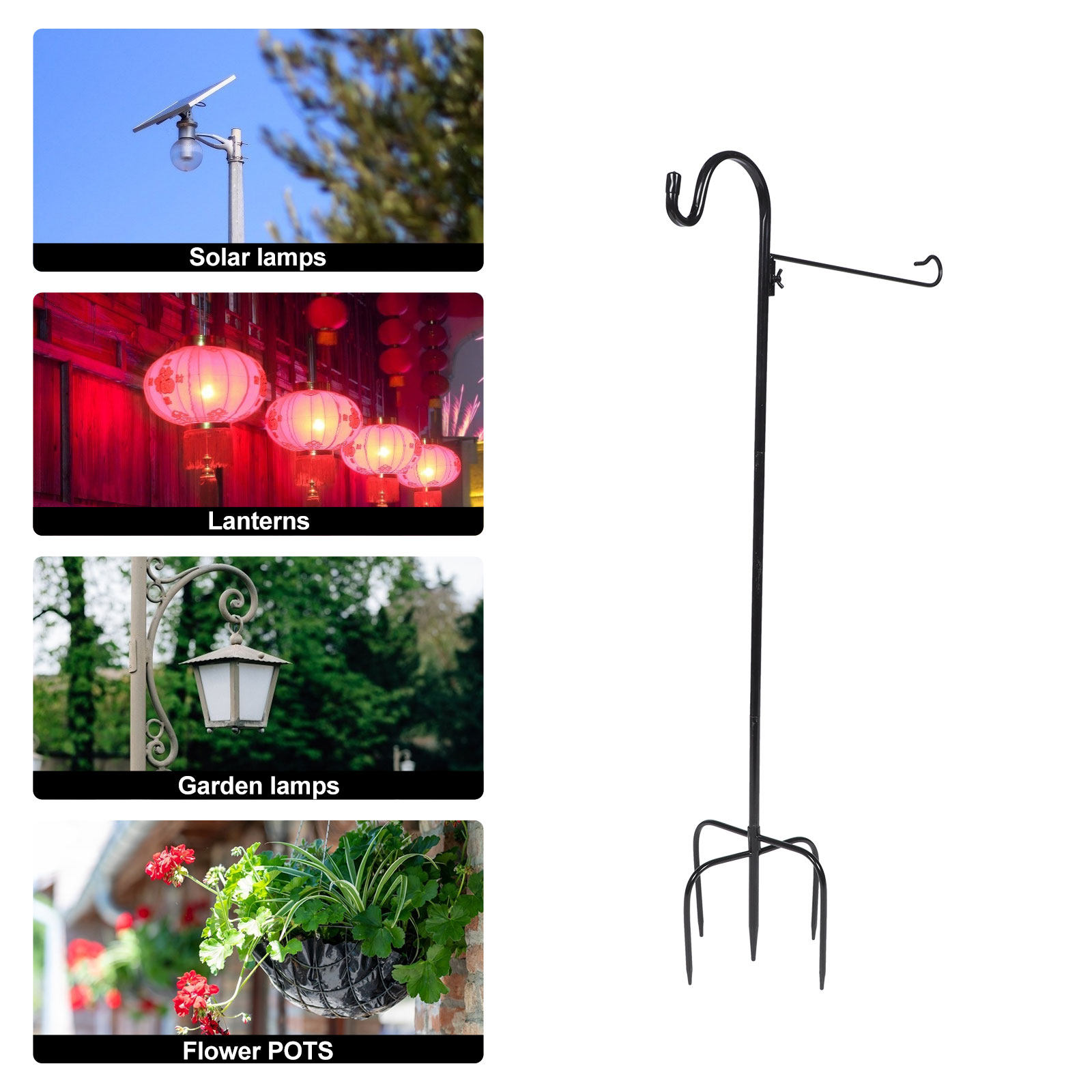 Multi Functional Shepherd Hook - Outdoor Lighting In Ground incelemesi ve fiyatı