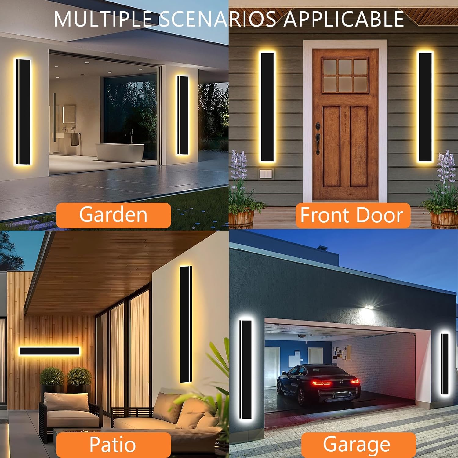 47inch 2pcs Modern Outdoor Wal - Outdoor Lighting Sconce incelemesi ve fiyatı