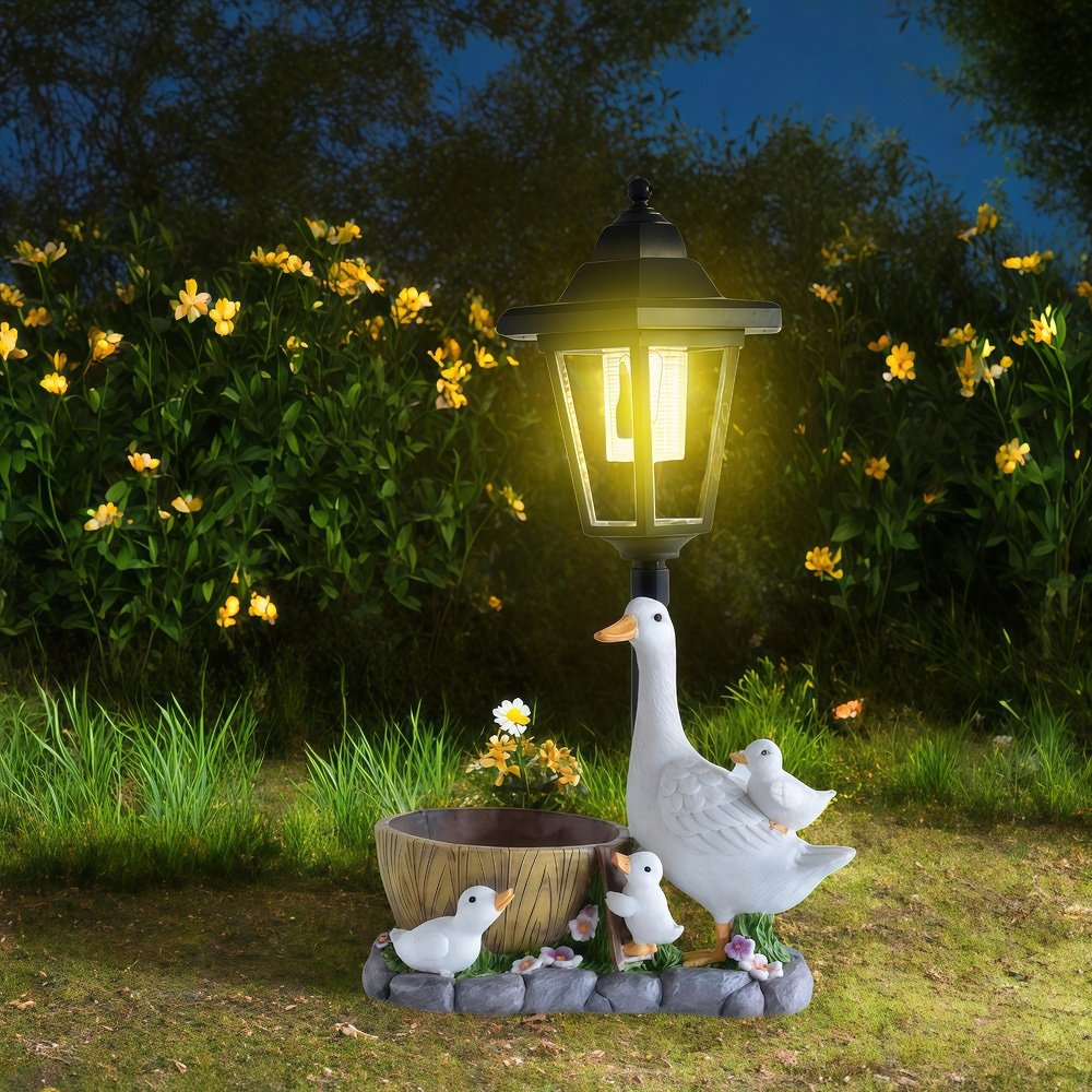 Solar Duck Night Light Garden  - Outdoor Lighting Traditional incelemesi ve fiyatı