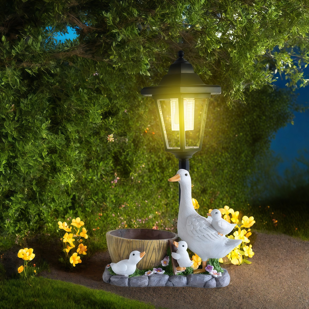 Solar Duck Night Light Garden  - Outdoor Lighting Traditional incelemesi ve fiyatı