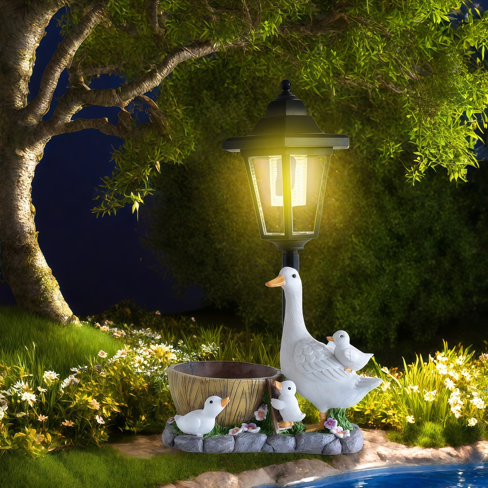 Solar Duck Night Light Garden  - Outdoor Lighting Traditional incelemesi ve fiyatı
