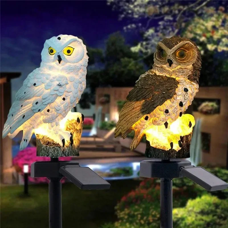 Solar Owl Statue Garden Light  - Outdoor Lighting In Ground incelemesi ve fiyatı