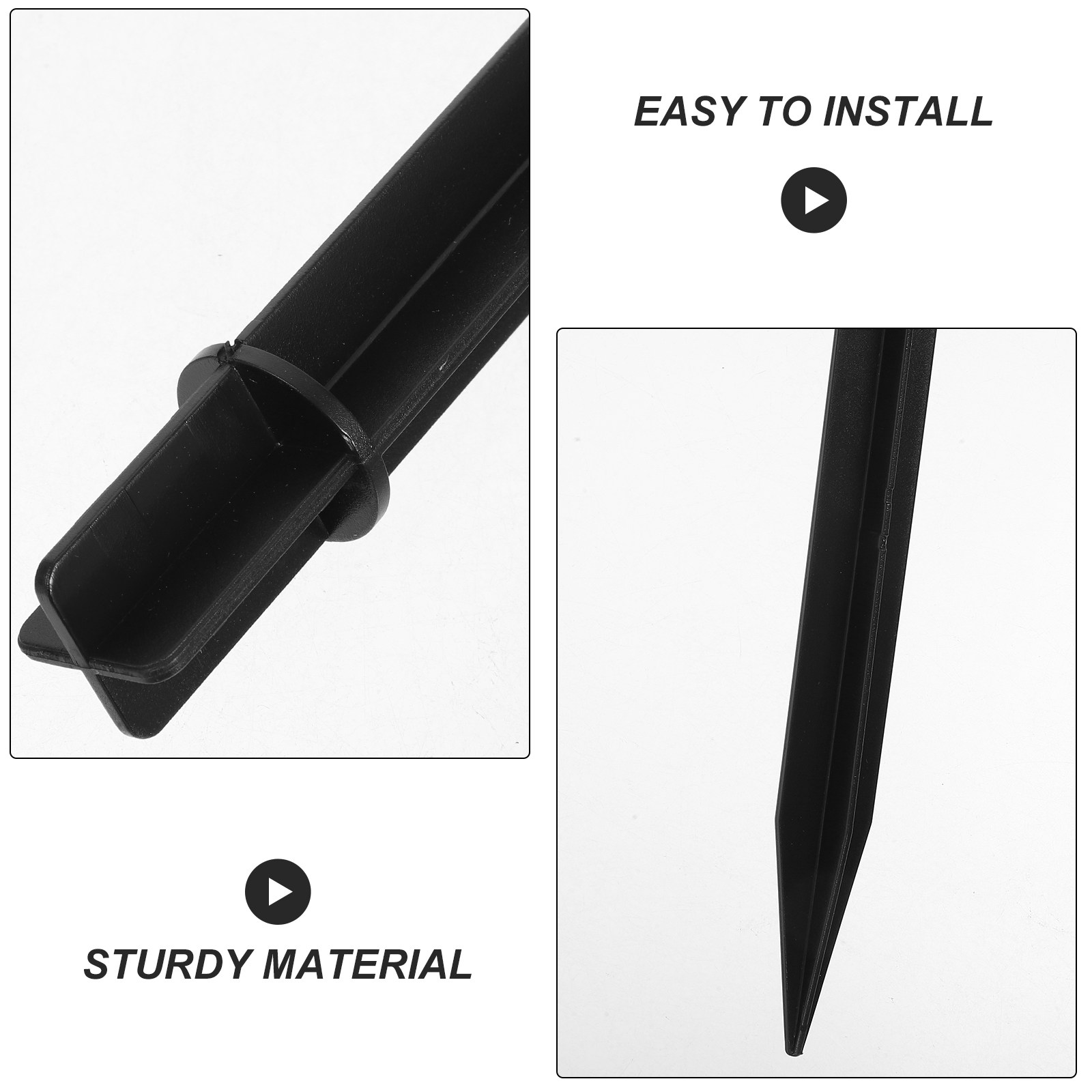 10Pcs ABS Plastic Ground Stake - Outdoor Lighting In Ground incelemesi ve fiyatı