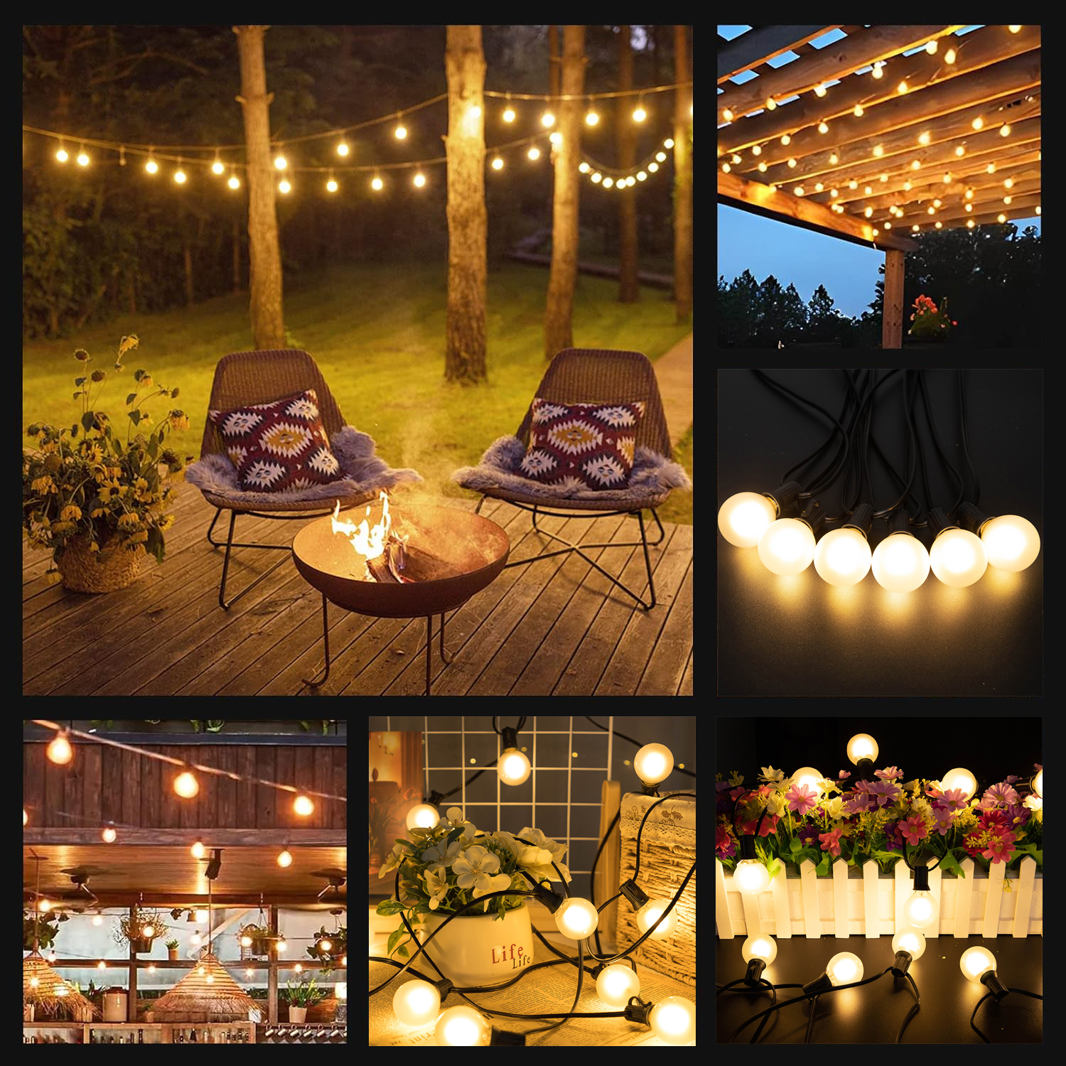 Retro Led G40 Street Garland L - Outdoor Lighting Connectors incelemesi ve fiyatı