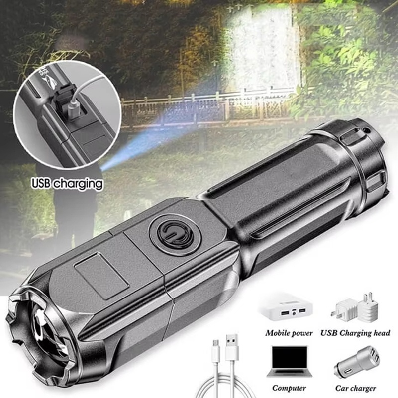 Super Bright Flashlight USB Re - Outdoor Lighting The Range incelemesi ve fiyatı