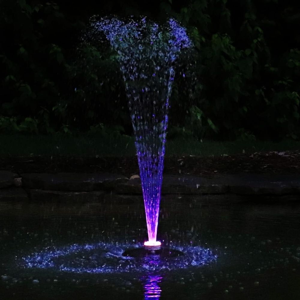 Small loating ountain with 48  - Pond Light Submersible incelemesi ve fiyatı