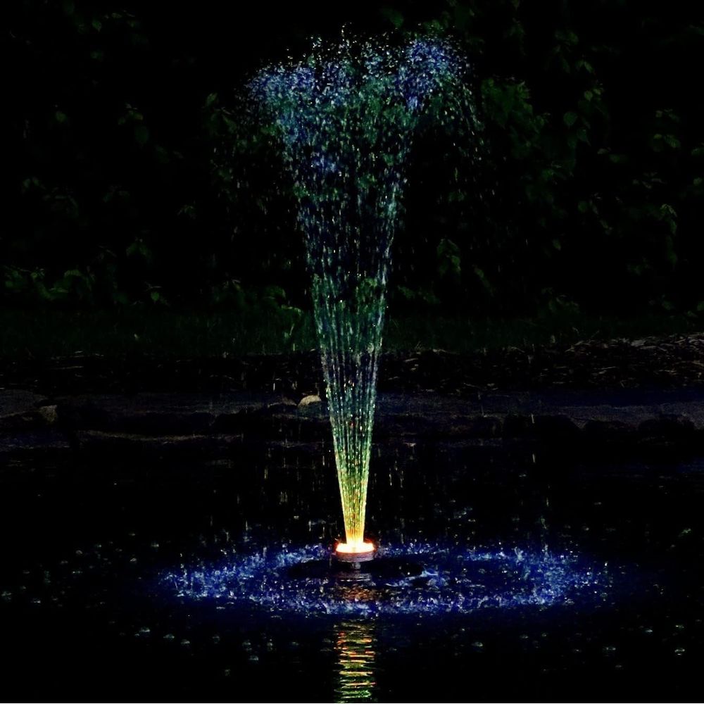 Small loating ountain with 48  - Pond Light Submersible incelemesi ve fiyatı