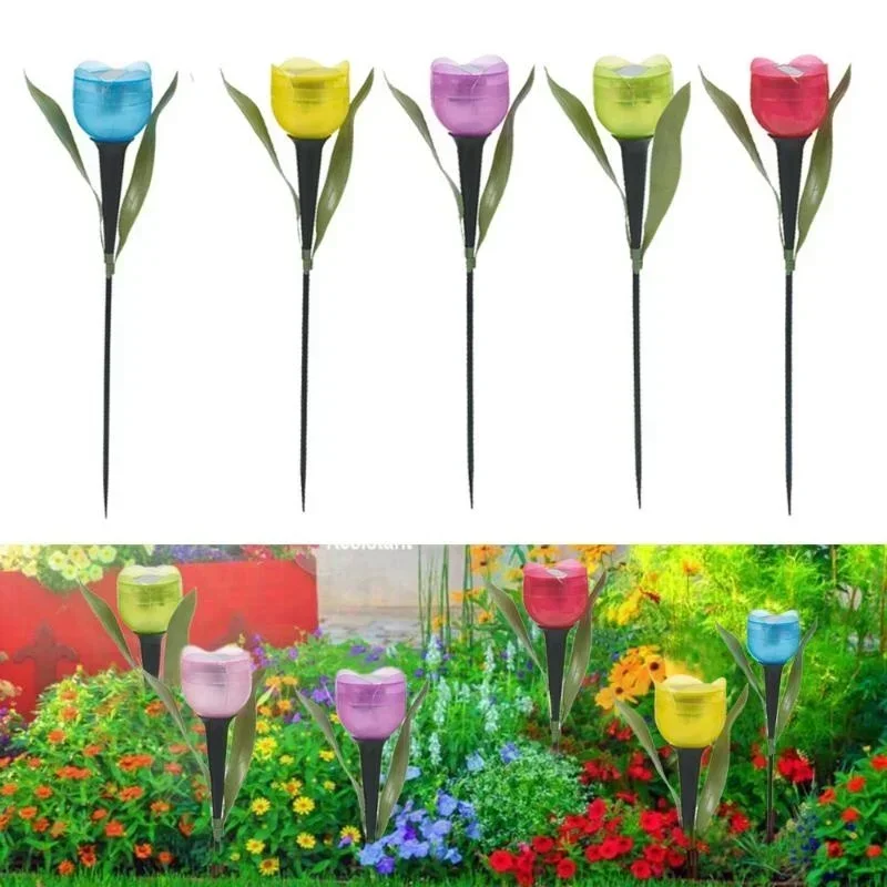 1Pcs Garden Tulip Flower Shape - Waterproof Led Strip incelemesi ve fiyatı