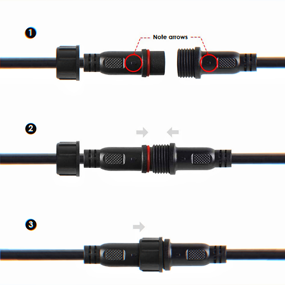 2pin DC LED Cable 1 Metre Exte - Outdoor Lighting Connectors incelemesi ve fiyatı
