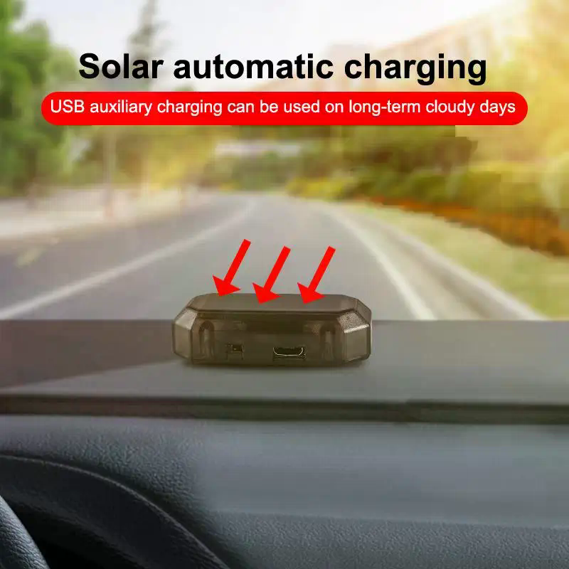 Car Mini LED Solar Power Warni - Outdoor Lighting Wireless incelemesi ve fiyatı