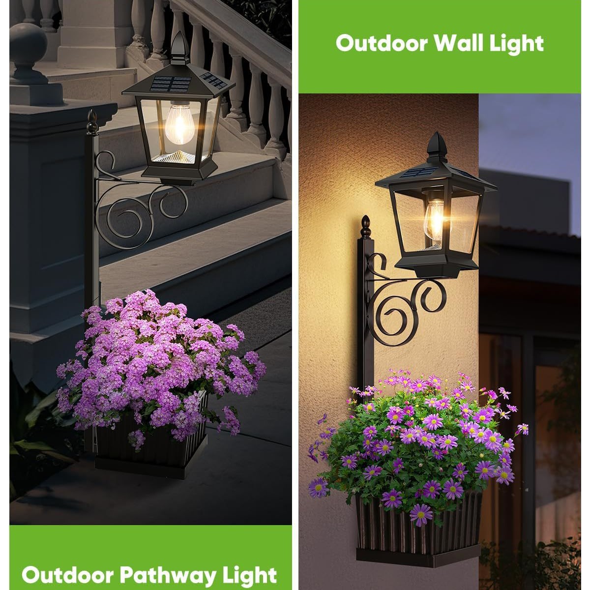 2-in-1 Solar Garden Planter La - Outdoor Lighting In Ground incelemesi ve fiyatı