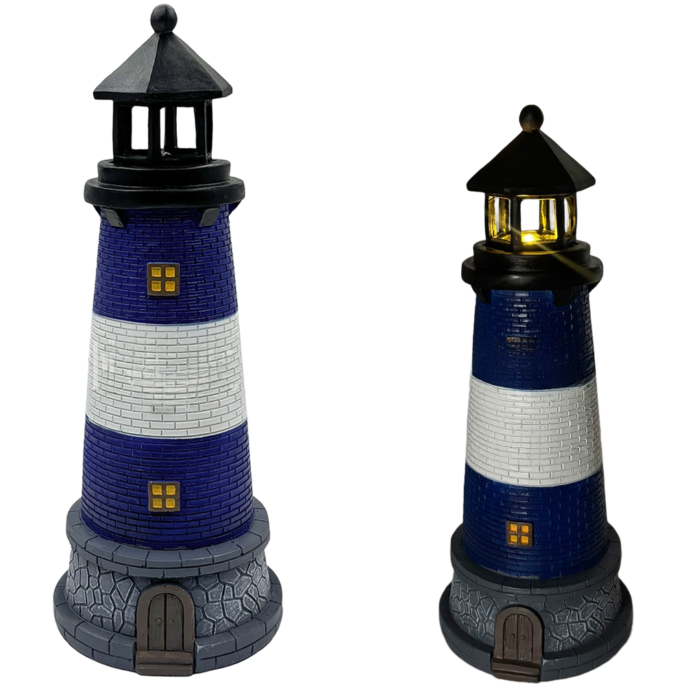 Blue Red Solar Powered Resin L - Outdoor Lighting Mediterranean Style incelemesi ve fiyatı