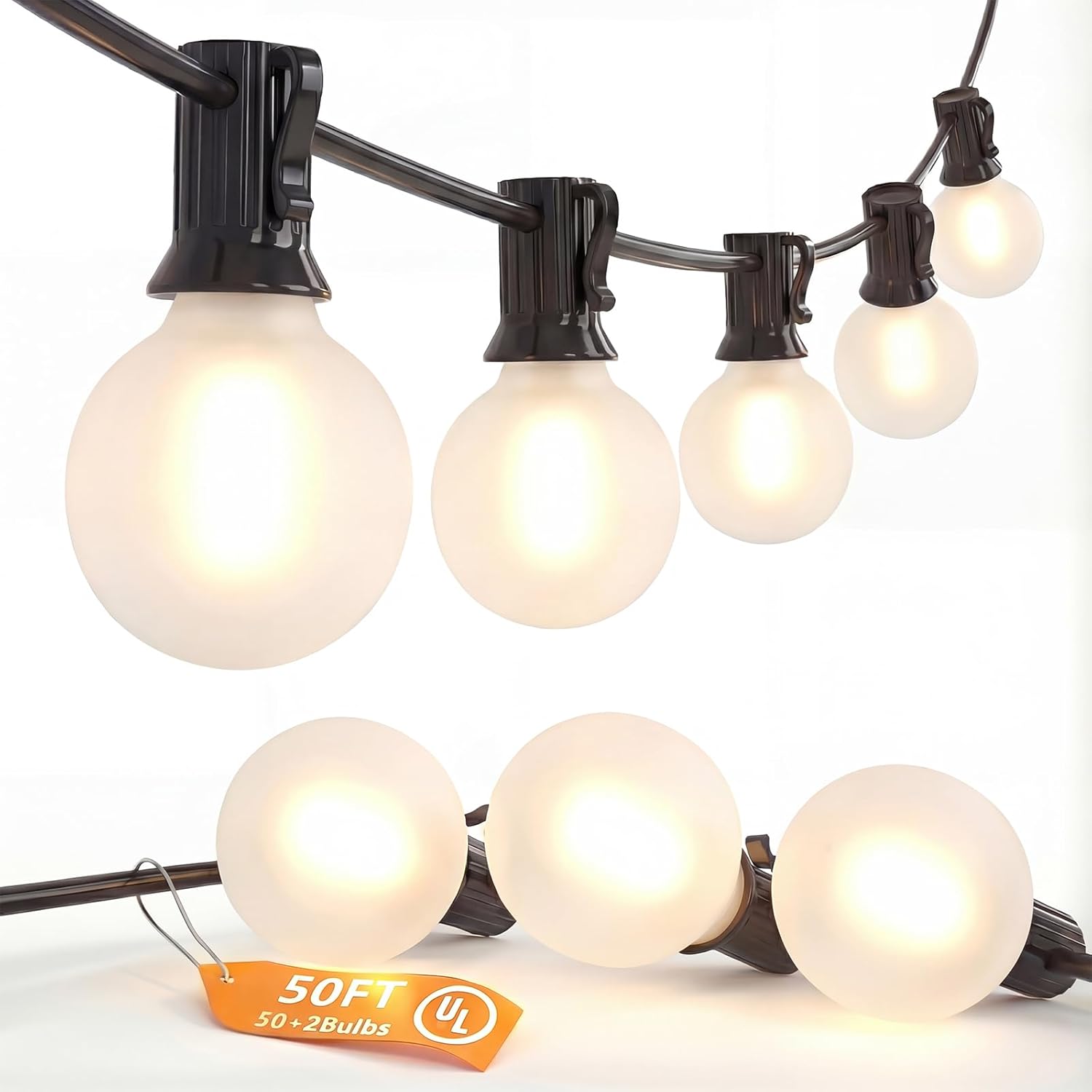 50FT Outdoor String Lights wit - Outdoor Lighting Deck incelemesi ve fiyatı
